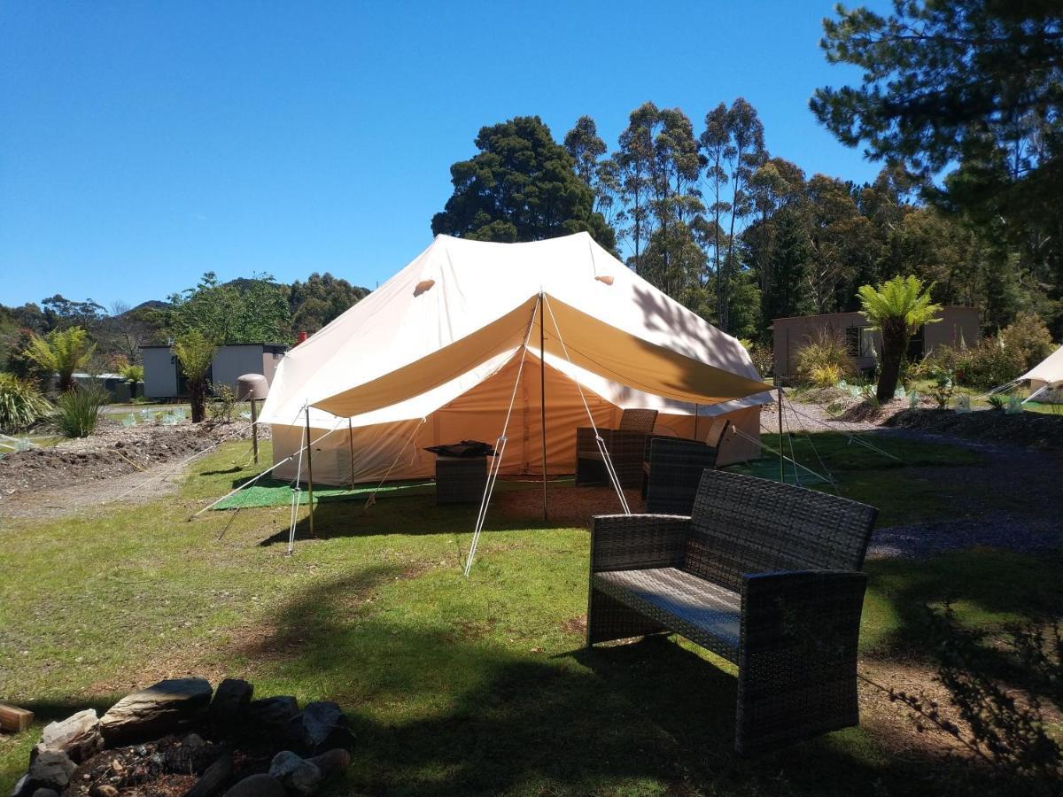 Glamping At Zeehan Bush Camp Exteriér fotografie